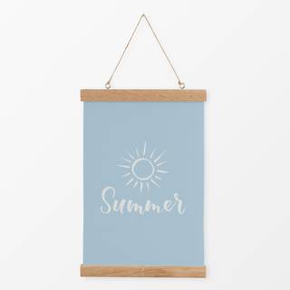 Textilposter Summer "aqua"