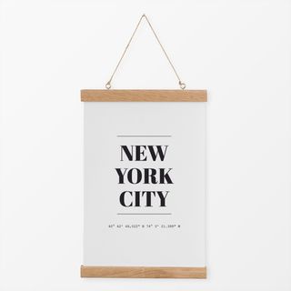 Textilposter NYC