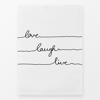 Geschirrtücher Love Laugh Live