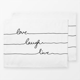 Tischset Love Laugh Live
