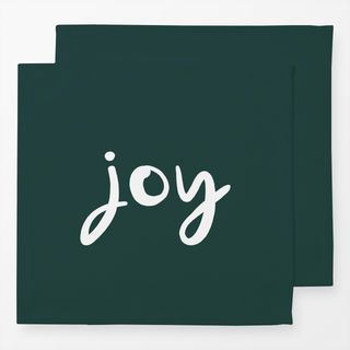 Servietten Joy fir green