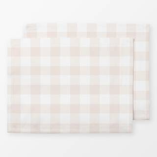 Tischset Pink Weiß Gingham Grid 2
