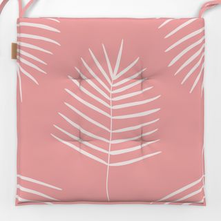 Sitzkissen Minimal Leaf pink