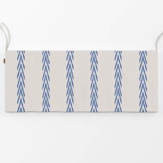 Bankauflage Stripes Ikat Blue