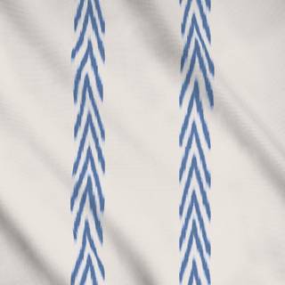 Meterware Stripes Ikat Blue