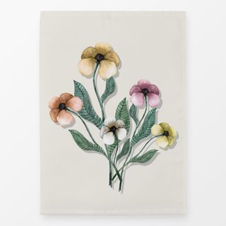 Geschirrtücher Zarte Blüten Pastell