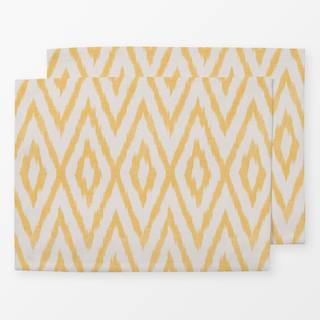Tischset Ikat Yellow