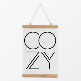 Textilposter Cozy White