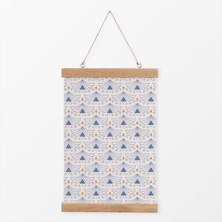 Textilposter Zirkus Circus blue
