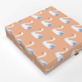 Bodenkissen Schwan