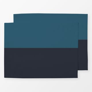 Tischset Colorblocking Blau