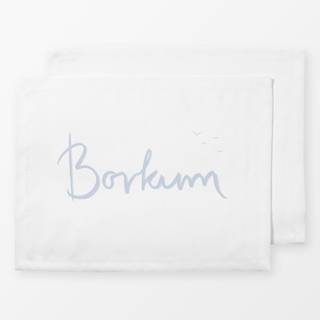 Tischset Borkum blau