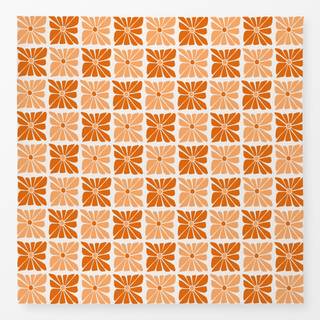 Tischdecke Blooming orange