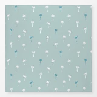 Tischdecke Palmen mint