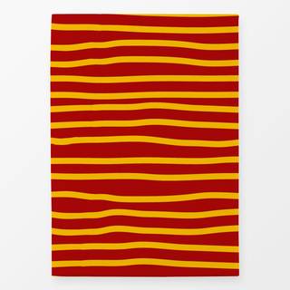 Geschirrtücher Yellow Red Stripes Horizontal