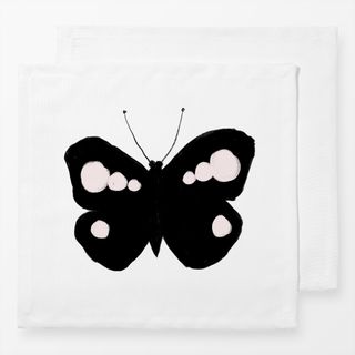Servietten Schmetterling Weiß