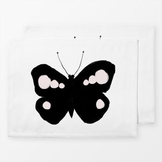 Tischset Schmetterling Weiß