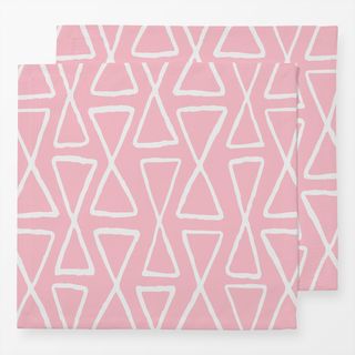Servietten Hourglass pink