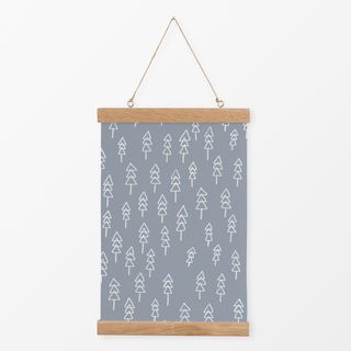 Textilposter Nordic Christmas Little Trees