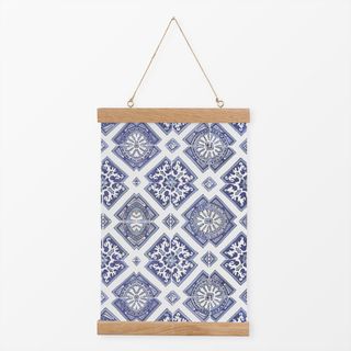Textilposter Blue Portuguese Azulejos
