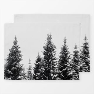 Tischset Snow Covered Trees