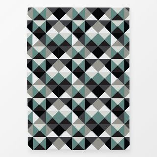 Geschirrtücher Geometric Triangels Green