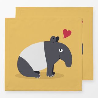 Servietten Kuscheltapir