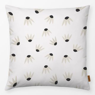 Kissen Sommerhut Grau Beige