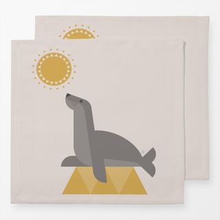Servietten Seelöwe & Sonne