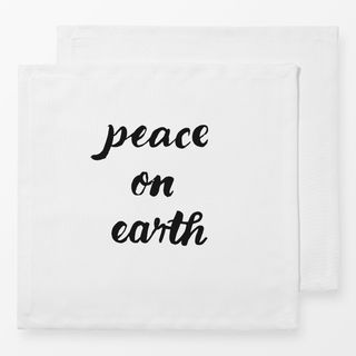 Servietten peace on earth