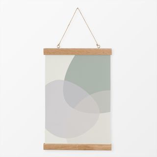 Textilposter Organic Stones Creme
