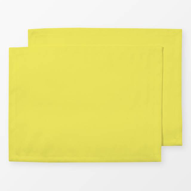 Tischset colors Zitronengelb