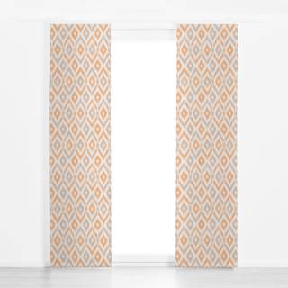 Flächenvorhang Diamonds Ikat Beige Orange