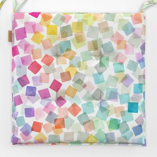 Sitzkissen Confetti Plaids Party Rainbow