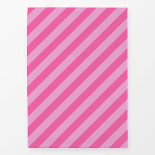 Geschirrtücher Pinke Streifen diagonal