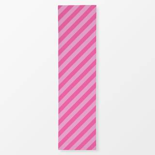 Tischläufer Pinke Streifen diagonal