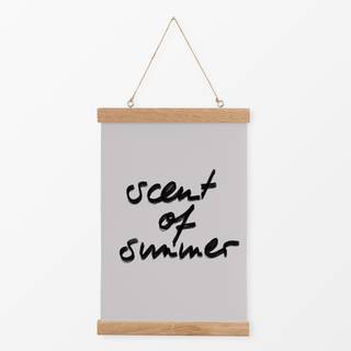 Textilposter Scent of Summer Grau