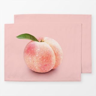 Tischset Glitter Peach