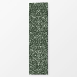 Tischläufer Winter Icons dark green