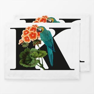 Tischset Botanical Alphabet K