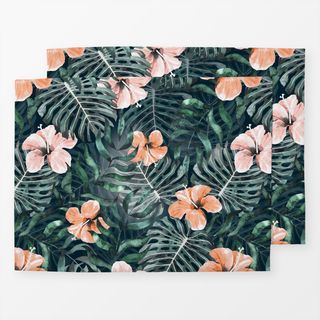 Tischset Tropical Hibiscus Orange