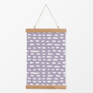 Textilposter Play lilac