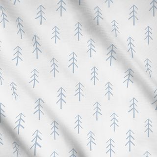 Meterware Wald Forest Grau Blau