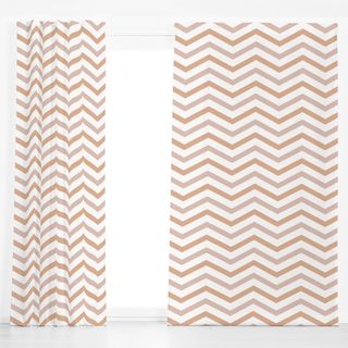 Dekovorhang Chevron brown