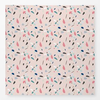 Tischdecke Terrazzo rosa