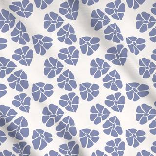 Meterware Flourishing blue