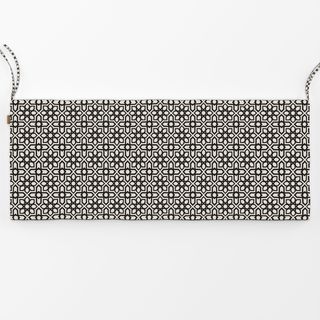 Bankauflage Boho Tile black