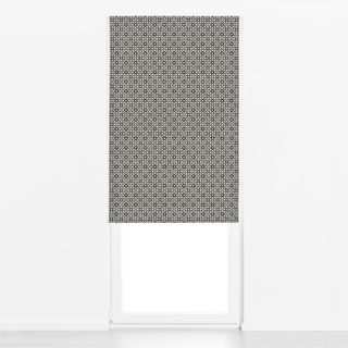 Raffrollo Boho Tile black