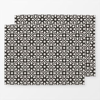 Tischset Boho Tile black