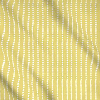 Meterware Streifen Limone Gelb